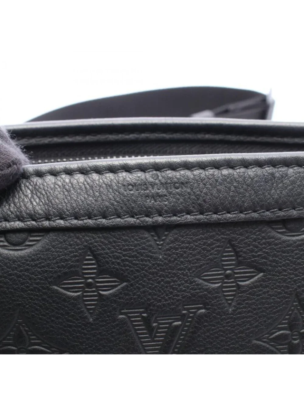 Louis Vuitton Shoulder Bag Gaston Wearable Wallet Noir Leather